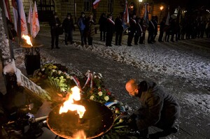 Dzień Pamięci Ofiar Stanu Wojennego. Uroczystości w Krakowie. Fot. Janusz Ślęzak (IPN)