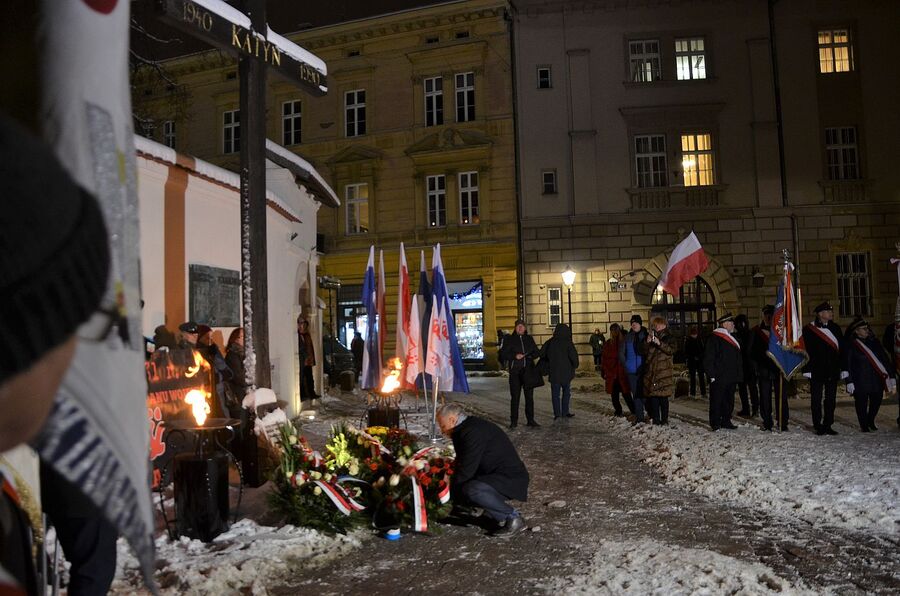Dzień Pamięci Ofiar Stanu Wojennego. Uroczystości w Krakowie. Fot. Janusz Ślęzak (IPN)