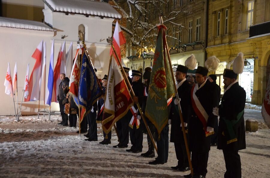 Dzień Pamięci Ofiar Stanu Wojennego. Uroczystości w Krakowie. Fot. Janusz Ślęzak (IPN)