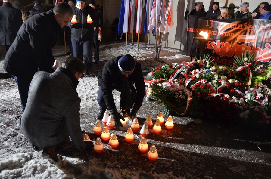 Dzień Pamięci Ofiar Stanu Wojennego. Uroczystości w Krakowie. Fot. Janusz Ślęzak (IPN)