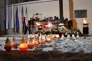 Dzień Pamięci Ofiar Stanu Wojennego. Uroczystości w Krakowie. Fot. Janusz Ślęzak (IPN)