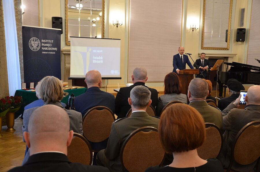 Gala XI edycji nagrody Świadek Historii w Krakowie. Fot. Janusz Ślęzak (IPN)