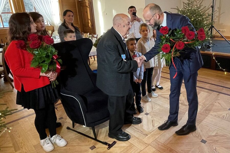 Setne urodziny kpt. Jana Brzeskiego. Fot. Bogdan Wielgat