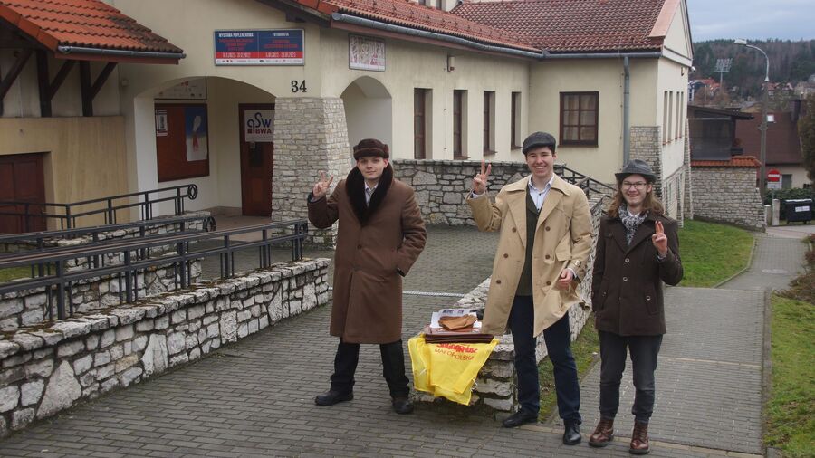 Gra miejska w Olkuszu. Fot. IPN