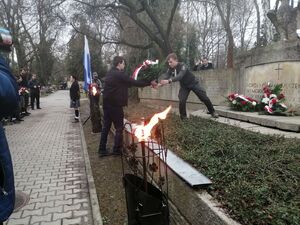 W Krakowie uczczono pamięć ofiar niemieckiej pacyfikacji na Dąbiu. Fot. IPN
