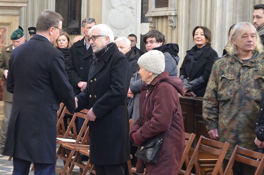 W Krakowie pochowano płk. prof. Wojciecha Narębskiego. Fot. Janusz Ślęzak (IPN)