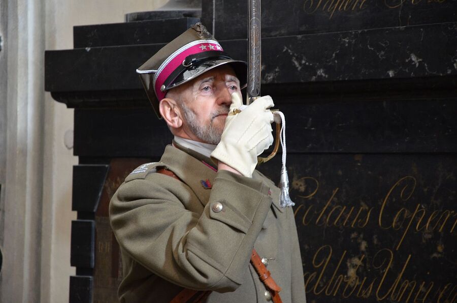 W Krakowie pochowano płk. prof. Wojciecha Narębskiego. Fot. Janusz Ślęzak (IPN)