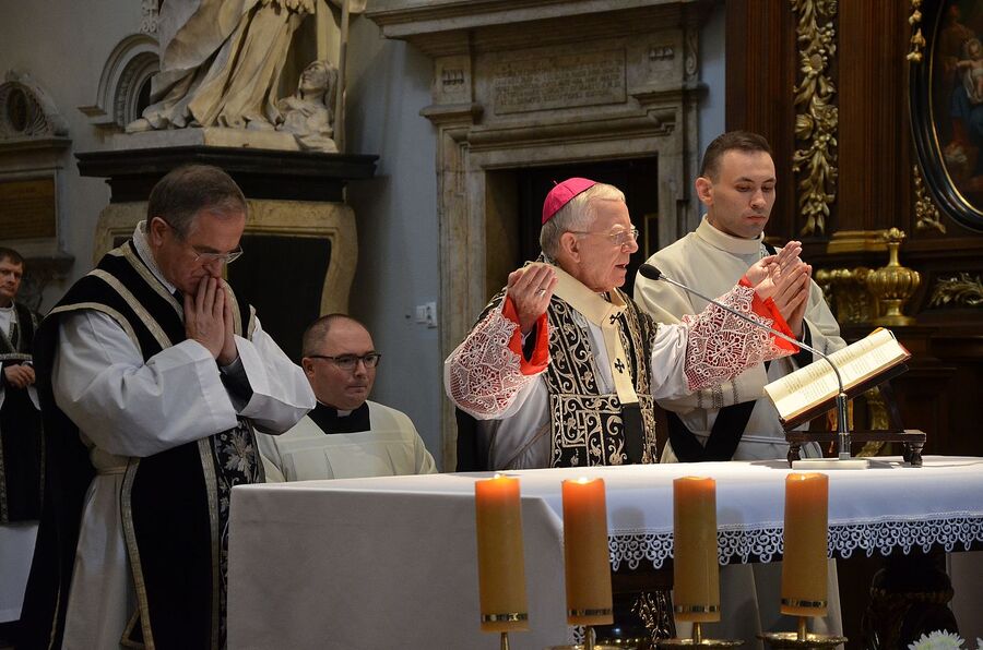 W Krakowie pochowano płk. prof. Wojciecha Narębskiego. Fot. Janusz Ślęzak (IPN)