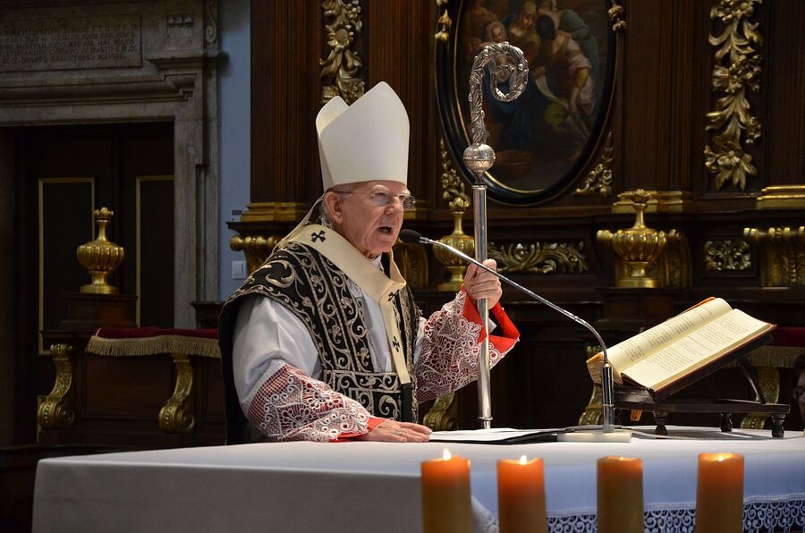 W Krakowie pochowano płk. prof. Wojciecha Narębskiego. Fot. Janusz Ślęzak (IPN)