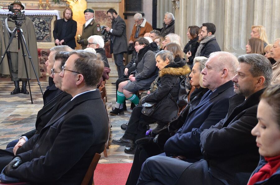 W Krakowie pochowano płk. prof. Wojciecha Narębskiego. Fot. Janusz Ślęzak (IPN)