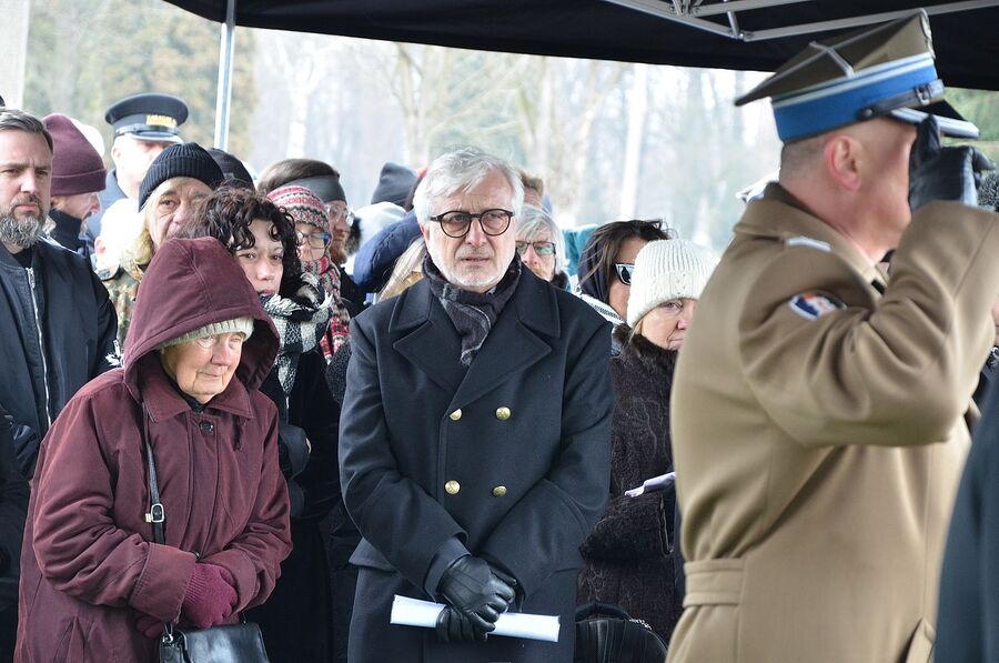 W Krakowie pochowano płk. prof. Wojciecha Narębskiego. Fot. Janusz Ślęzak (IPN)