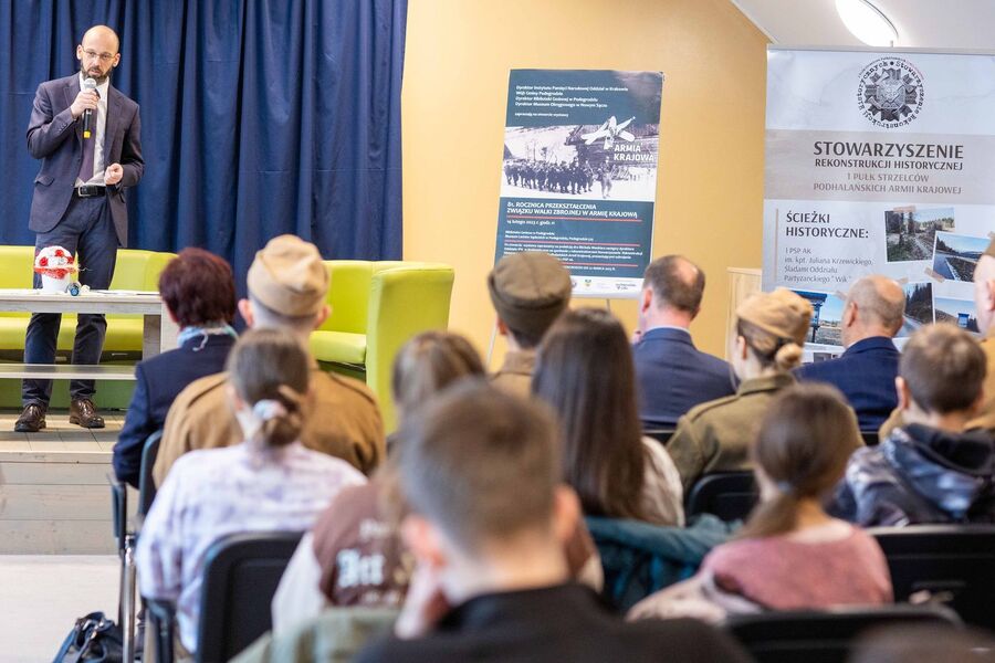 Wystawa „Armia Krajowa” w Podegrodziu. Fot. Piotr Droździk (Muzeum Okręgowego w Nowym Sączu)