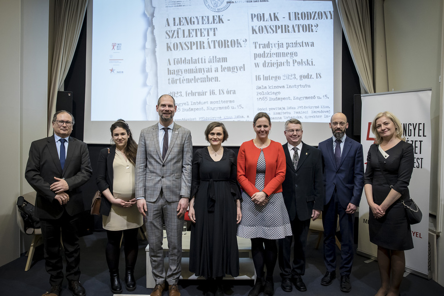 Wykład dr. Wojciecha Frazika. Fot. Instytut Polski w Budapeszcie