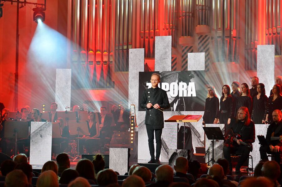 „Zapora. Nigdy się nie poddam”. Koncert w Filharmonii Krakowskiej. Fot. Janusz Ślęzak (IPN)