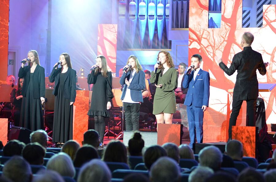 „Zapora. Nigdy się nie poddam”. Koncert w Filharmonii Krakowskiej. Fot. Janusz Ślęzak (IPN)