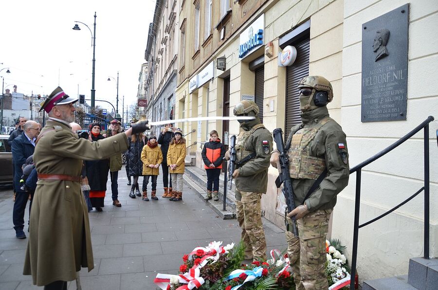 Krakowskie uroczystości w 70. rocznicę śmierci gen. Fieldorfa „Nila”. Fot. Janusz Ślęzak (IPN)