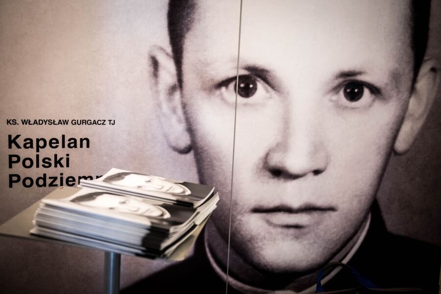 Wystawa „Ks. Władysław Gurgacz. Kapelan Polski Podziemnej” w Nowym Sączu. Fot. Agnieszka Masłowska (IPN)