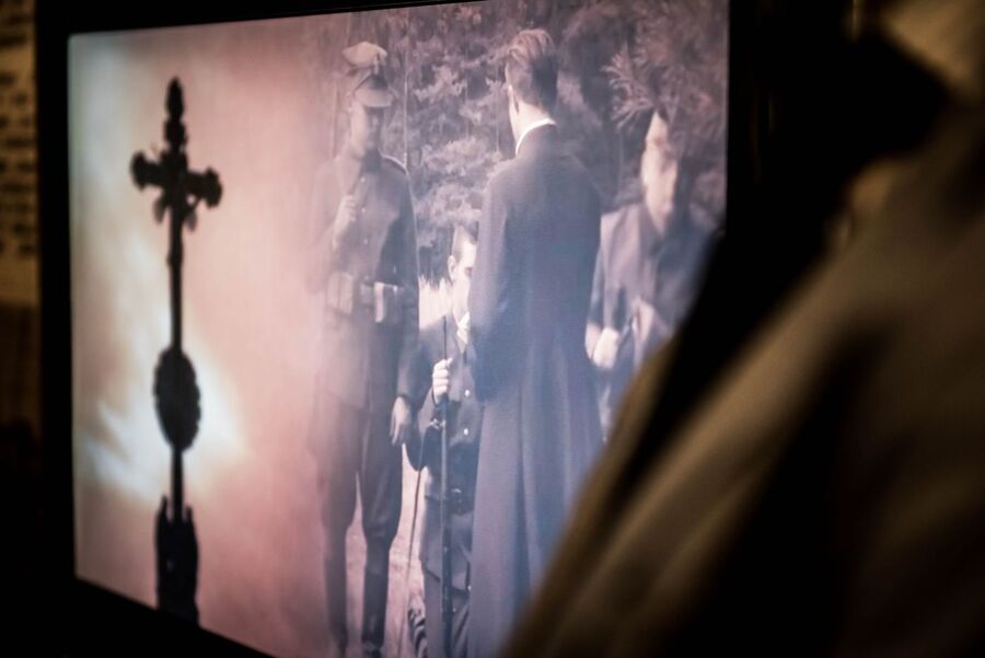 Wystawa „Ks. Władysław Gurgacz. Kapelan Polski Podziemnej” w Nowym Sączu. Fot. Agnieszka Masłowska (IPN)