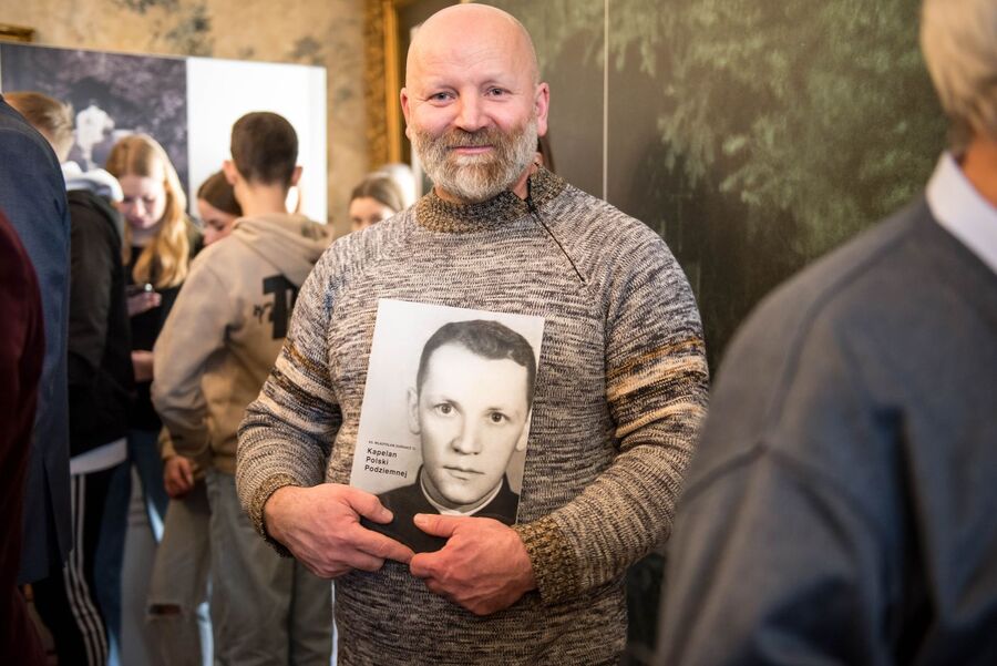 Wystawa „Ks. Władysław Gurgacz. Kapelan Polski Podziemnej” w Nowym Sączu. Fot. Agnieszka Masłowska (IPN)