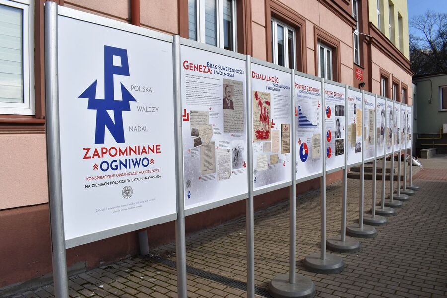 W Sandomierzu odsłonięto tablicę Młodych Białych Orłów. Fot. Dariusz Skrzyniarz (IPN)