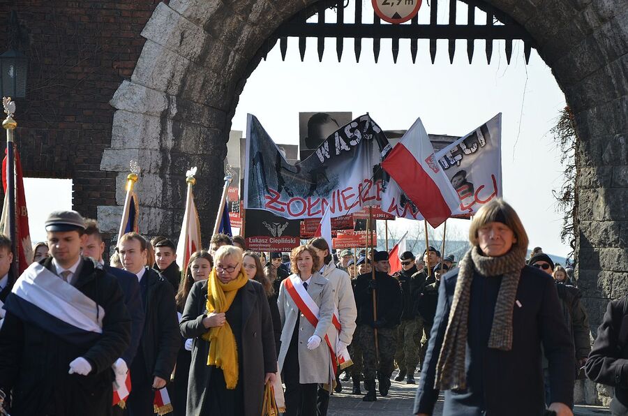 Narodowy Dzień Pamięci Żołnierzy Wyklętych. Uroczystości w Krakowie. Fot. Janusz Ślęzak (IPN)