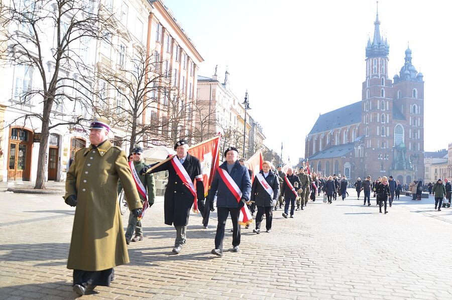 Narodowy Dzień Pamięci Żołnierzy Wyklętych. Uroczystości w Krakowie. Fot. Janusz Ślęzak (IPN)