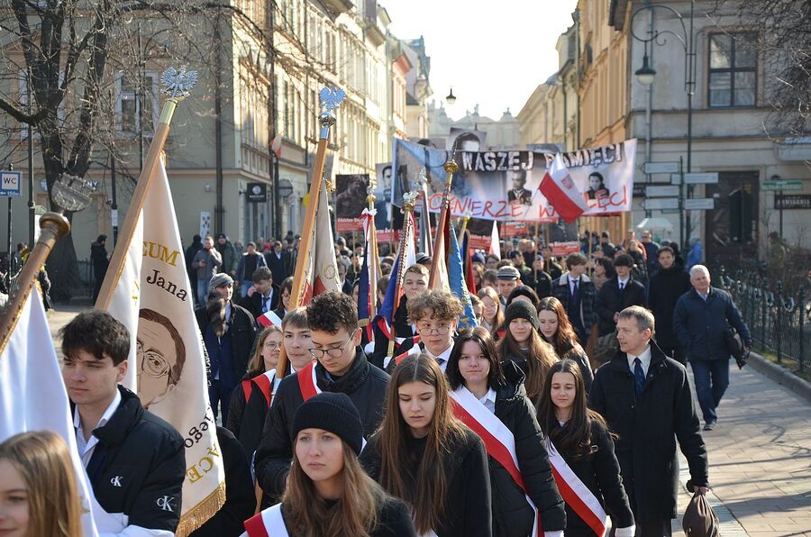 Narodowy Dzień Pamięci Żołnierzy Wyklętych. Uroczystości w Krakowie. Fot. Janusz Ślęzak (IPN)