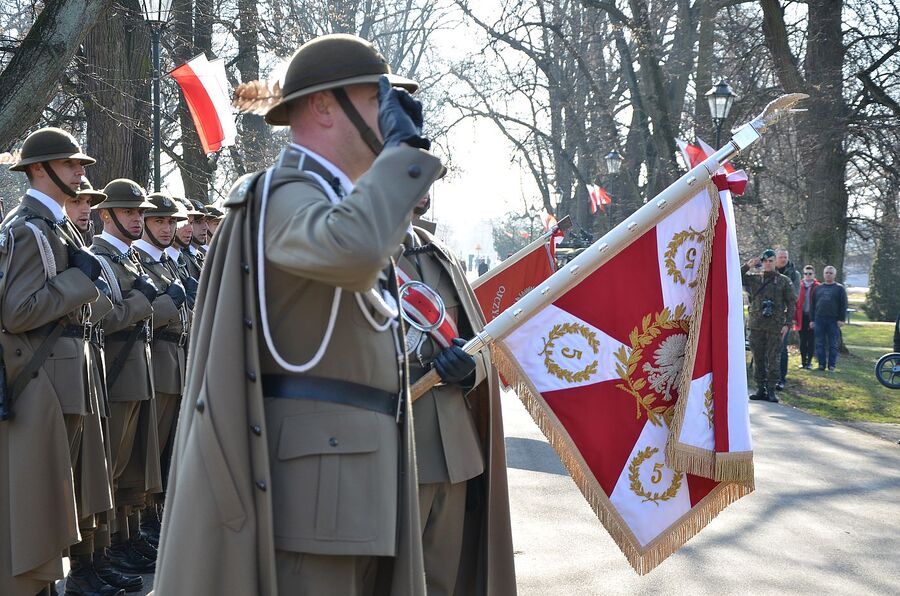 Narodowy Dzień Pamięci Żołnierzy Wyklętych. Uroczystości w Krakowie. Fot. Janusz Ślęzak (IPN)