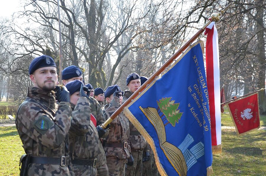 Narodowy Dzień Pamięci Żołnierzy Wyklętych. Uroczystości w Krakowie. Fot. Janusz Ślęzak (IPN)