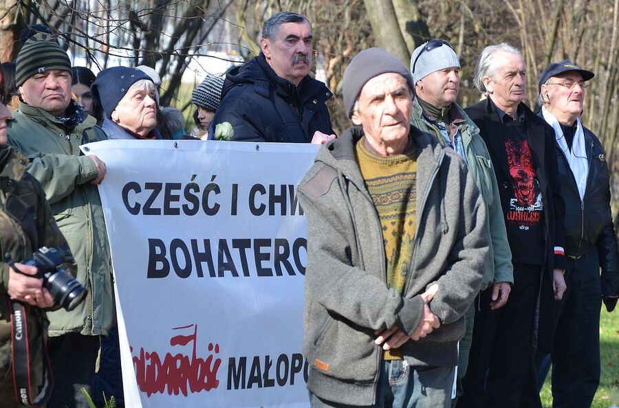 Narodowy Dzień Pamięci Żołnierzy Wyklętych. Uroczystości w Krakowie. Fot. Janusz Ślęzak (IPN)