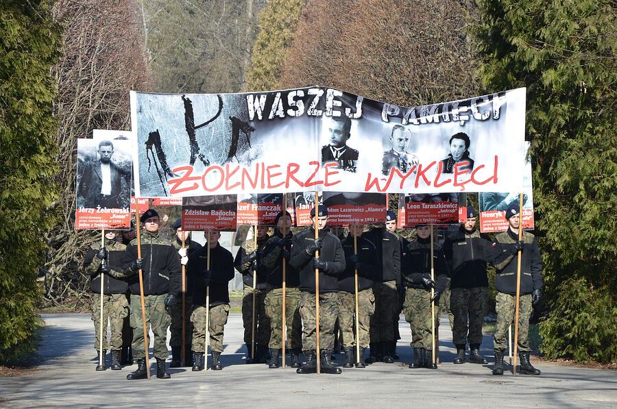 Narodowy Dzień Pamięci Żołnierzy Wyklętych. Uroczystości w Krakowie. Fot. Janusz Ślęzak (IPN)