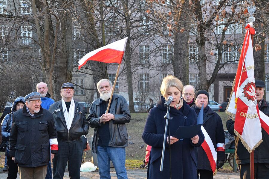 Uroczystość na pl. Inwalidów. Fot. Janusz Ślęzak (IPN)