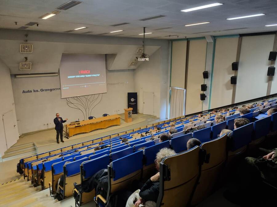 Spotkanie edukacyjne na Akademii Ignatianum. Fot. IPN