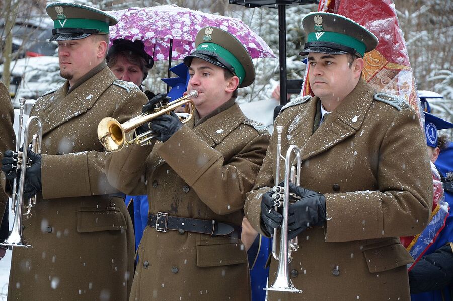 Odsłonięcie pomnika Jana Sałapatka „Orła” w Bogdanówce. Fot. Janusz Ślęzak (IPN)