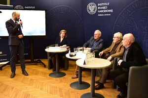 Panel dyskusyjny na „Przystanku Historia” IPN. Fot. Janusz Ślęzak (IPN)