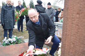 W Miechowie uczczono pamięć rodziny Baranków. Fot. Janusz Ślęzak (IPN)