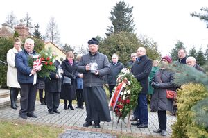 W Miechowie uczczono pamięć rodziny Baranków. Fot. Janusz Ślęzak (IPN)