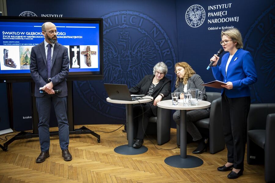 Wykład dr Eileen Groth Lyon. Fot. Agnieszka Masłowska (IPN)