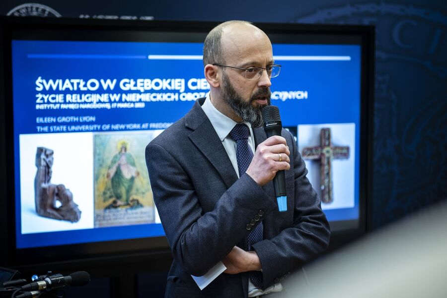 Wykład dr Eileen Groth Lyon. Fot. Agnieszka Masłowska (IPN)