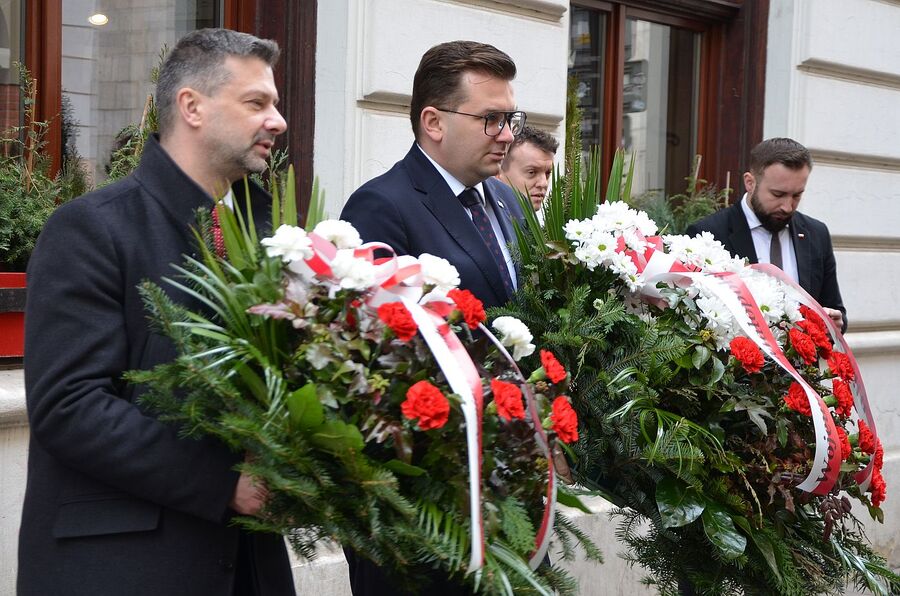 Kraków. Narodowy Dzień Pamięci Polaków ratujących Żydów pod okupacją niemiecką. Fot. Janusz Ślęzak (IPN)