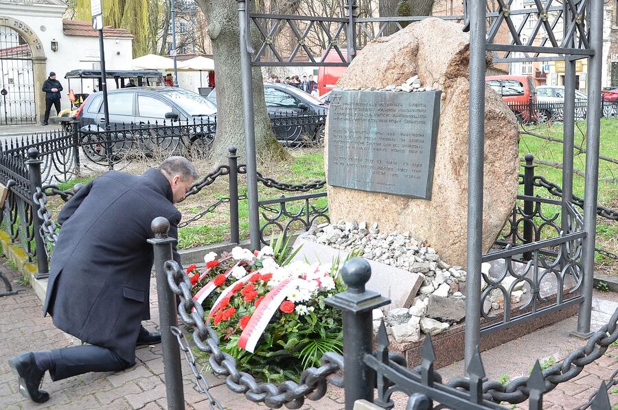 Kraków. Narodowy Dzień Pamięci Polaków ratujących Żydów pod okupacją niemiecką. Fot. Janusz Ślęzak (IPN)