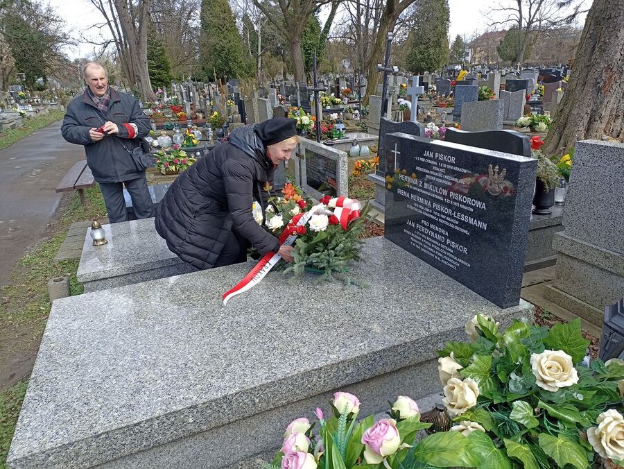 Na cmentarzu Rakowickim IPN odnowił nagrobek Jana Piskora, działacza WiN
