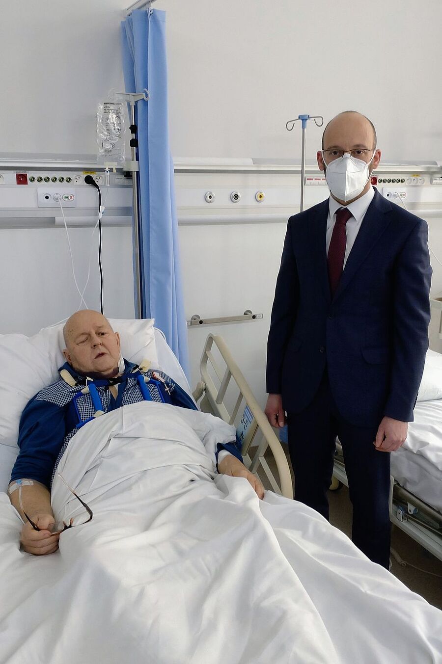 Działacz związkowy z Nowej Huty Maciej Mach odebrał Krzyż Wolności i Solidarności. Fot. Rafał Dyrcz (IPN)