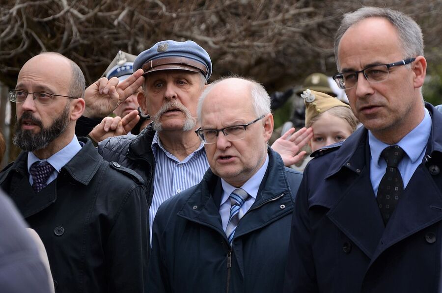 Uroczystości związane z 15. rocznicą śmierci o. Adama Studzińskiego. Fot. Janusz Ślęzak (IPN)