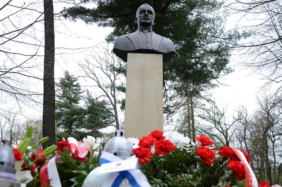 Uroczystość w 150. rocznicę urodzin Wojciecha Korfantego. Fot. Janusz Ślęzak (IPN)