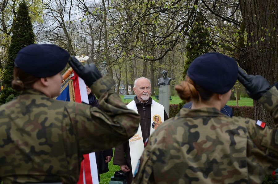 Uroczystość w 150. rocznicę urodzin Wojciecha Korfantego. Fot. Janusz Ślęzak (IPN)