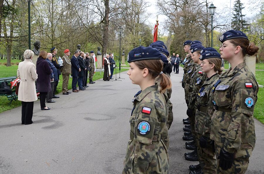 Uroczystość w 150. rocznicę urodzin Wojciecha Korfantego. Fot. Janusz Ślęzak (IPN)