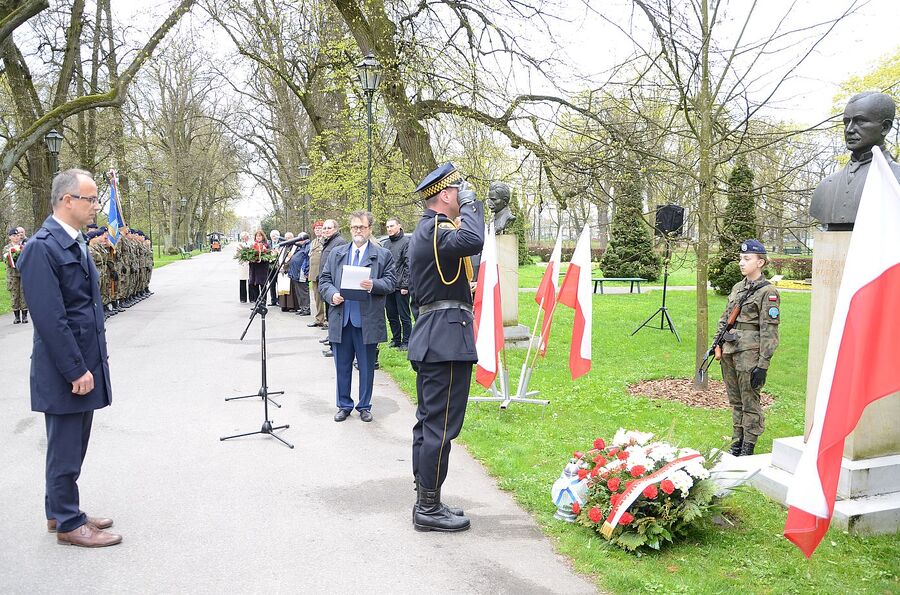 Uroczystość w 150. rocznicę urodzin Wojciecha Korfantego. Fot. Janusz Ślęzak (IPN)