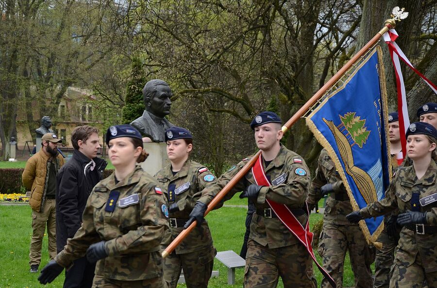 Uroczystość w 150. rocznicę urodzin Wojciecha Korfantego. Fot. Janusz Ślęzak (IPN)