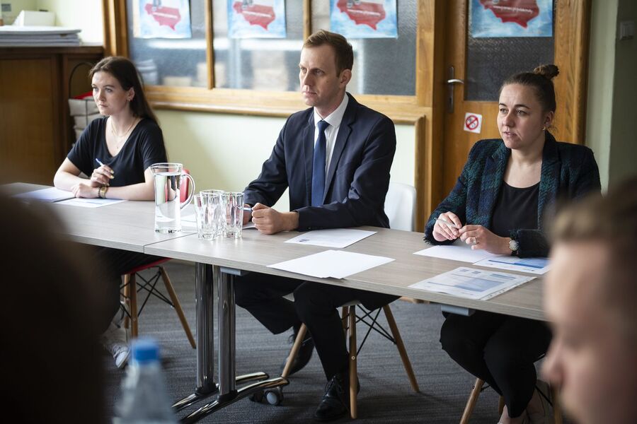 Finał VIII Małopolskiego Turnieju Debat Historycznych IPN. Fot. Agnieszka Masłowska (IPN)